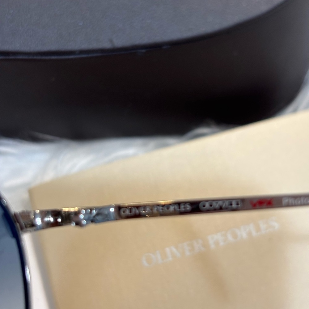 Oliver Peoples Blue and Silver Sunglasses - Picture 6 of 10